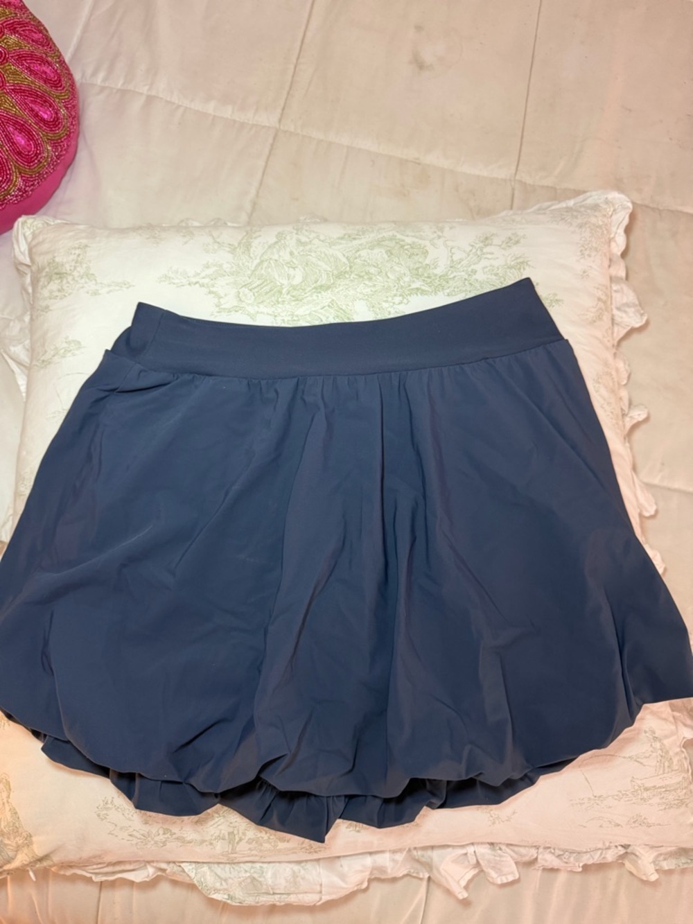 NWOT High-Waisted SleekTech Bubble Skort in Blue Dusk Old Navy